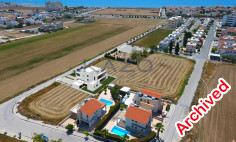 Modern Pyla villa with sea view and pool 