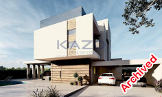 Modern Pyla villa with sea view and pool 