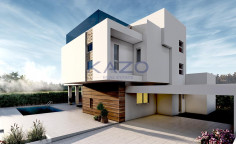 Modern Pyla villa with sea view and pool 
