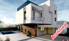 Modern Pyla villa with sea view and pool 