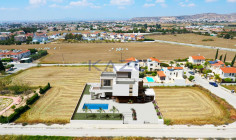 Modern Pyla villa with sea view and pool 