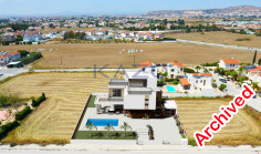 Modern Pyla villa with sea view and pool 