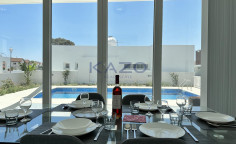 Modern detached house in peaceful Oroklini with pool 