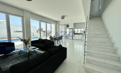 Modern detached house in peaceful Oroklini with pool 