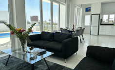 Modern detached house in peaceful Oroklini with pool 
