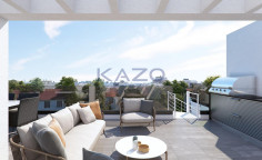 Modern top floor apartment with two bedrooms Livadia 