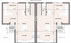 3-bedroom semi-detached villafor sale, Deryneia 
