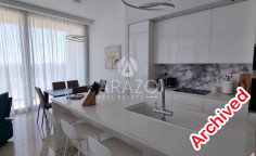 2 bedrooms furnished apartment with swimming pool to rent in Germasogeia