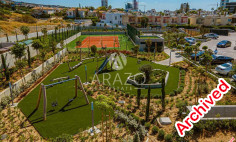 2 bedrooms furnished apartment with swimming pool to rent in Germasogeia