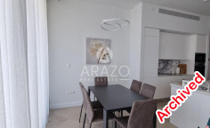 2 bedrooms furnished apartment with swimming pool to rent in Germasogeia