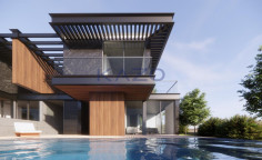 Modern sea front villa in beautiful Chloraka 