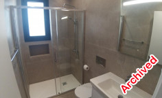 Modern 2-bedroom top floor apartment with private roof garden - vergina area 