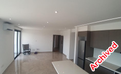 Modern 2-bedroom top floor apartment with private roof garden - vergina area 
