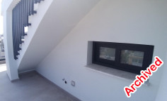 Modern 2-bedroom top floor apartment with private roof garden - vergina area 