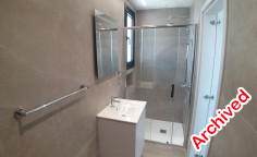Modern 2-bedroom top floor apartment with private roof garden - vergina area 