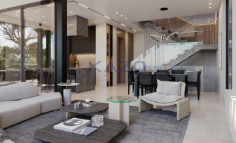 Astonishing Mouttagiaka villa with sea view pool 