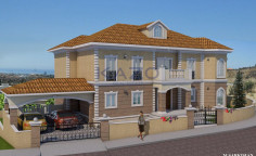 Incomplete spacious villa for sale in Agios Athanasios 