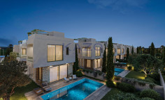 Modern villa with pool in vibrant Geroskipou area 