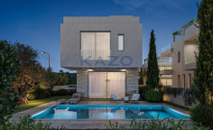 Modern villa with pool in vibrant Geroskipou area 