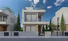 Modern villa with pool in vibrant Geroskipou area 
