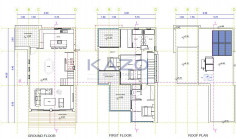Modern villa with private pool and large plot 