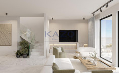 Modern villa with private pool and large plot 