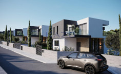 Modern villa with private pool and large plot 