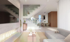 Modern villa with pool in sunny Geroskipou 