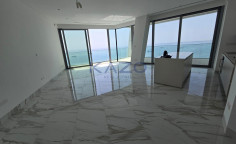 Unfurnished Neapolis seafront apartment two bedrooms sea view 
