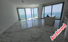 Unfurnished Neapolis seafront apartment two bedrooms sea view 