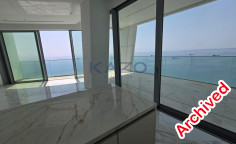 Unfurnished Neapolis seafront apartment two bedrooms sea view 