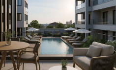 Modern one bedroom apartment for sale in livdia 