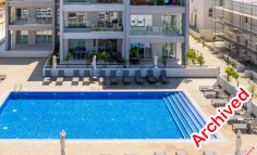 Fully furnished two bedroom apartment with sea view 