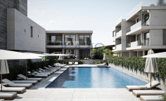 Modern Geroskipou apartment with pool gym sea view 
