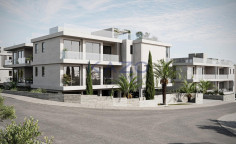 Modern Geroskipou apartment with pool gym sea view 