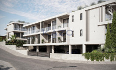 Modern Geroskipou apartment with pool gym sea view 