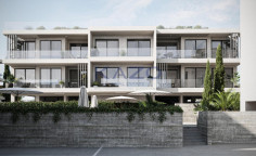 Modern Geroskipou apartment with pool gym sea view 