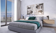 Modern furnished villa with pool and sea view 