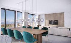 Modern furnished villa with pool and sea view 
