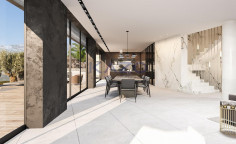 Modern six bedroom villa in Agios Tychonas luxury 