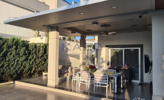 Spacious Agios Tychonas villa with pool gym 