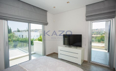 Spacious Agios Tychonas villa with pool gym 