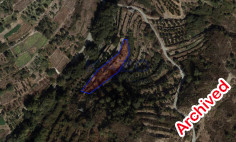 Large 1283 m2 field for sale Pelendri (landlocked) , Limassol