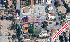 Large 1070m2 plot for sale in Fasoula village , Limassol