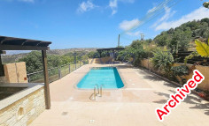 Duplex house with pool in Koili, Paphos 