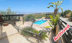 Duplex house with pool in Koili, Paphos 