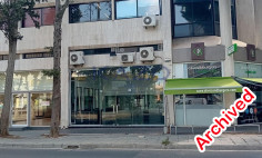 High-visibility retail shop with mezzanine in Agioi Omologites - Nicosia 