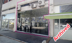 High-visibility retail shop with mezzanine in Agioi Omologites - Nicosia 