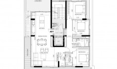 3 bedroom apartment with swimming pool for sale in Agios Nectarios