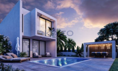 Modern Chloraka villa with pool spacious and bright 